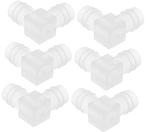 WEKADRIN 6piezas Conector De Codo Tipo para Mangueras De Accesorios De Manguera De Plástico para Conexión De Tuberías Jardín o Cocina