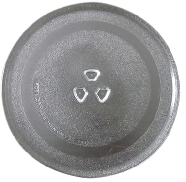 Piatto girevole in vetro per microonde da 24,4 cm/25,4 cm, piatto girevole in vetro per microonde