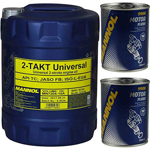 MANNOL Huile moteur 2 temps universelle API TC 10 L
