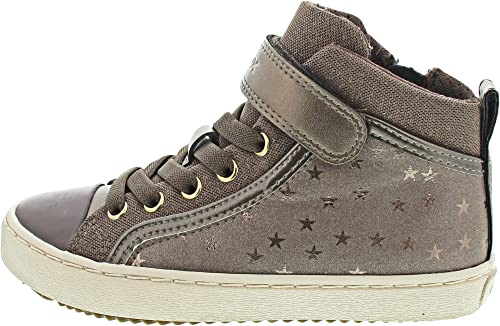 Geox Fille J Kalispera Girl I Sneakers, Smoke Grey, 27 EU