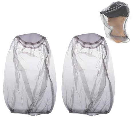 XPEX 2 Stück Moskitonetz outdoor Imkerhut Moskitonetz Kopf Moskito Kopfnetz für Gesicht Moskitonetz Hut Mückennetz Kopf Hut für Gesichtsschutz Wandern Outdoor Anti mücke Biene Bug