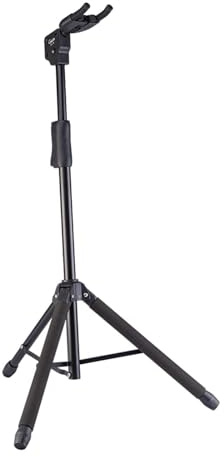 Oshhni Soporte de guitarra de trípode Guitarra acústica Ukulele Soporte de instrumentos musicales para la tienda de música