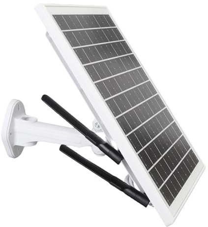 Router de Módem Solar 4G LTE, Enrutador LTE 4G con Energía Solar de 25600mAh con Ranura SIM 300Mbps 50m 2.4GHz 15W WiFi Módem Hotspot WiFi 2 Antena Externa