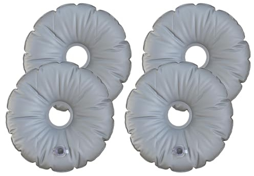 Hitopin 4 Pezzi Sacchetto del Peso dell'Acqua Rotondo, Peso Base per Sacca d'Acqua, Sacchetto Peso Acqua, Borsa per Pesi Base Bandiera, Borsa per Il Peso della Base, per Esterno, Balcone