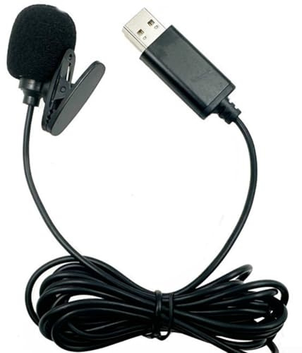 SPORTARC Directional USB Microphone for Car DVD Player and Smartphone 2m Cable for Flexibility