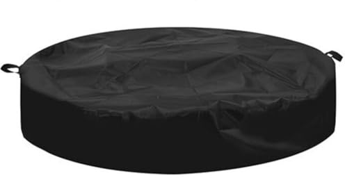 Copertura per braciere da esterno con cavo regolabile per imbracatura, resistente tessuto Oxford protegge rotondo costruito per braciere da RaFor In, neve, UV e detriti