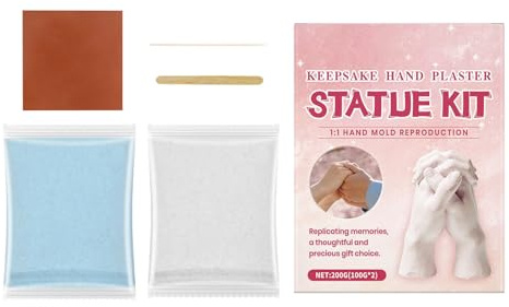 zwxqe Formpulver - 100 g härdning och enkel blandning | Vattenbaserat modelleringspulver för nybörjare, för konstprojekt, familjer, kvinnor, kvinnor,