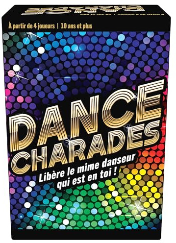 Goliath Dance CHARADES - Ambiance brädspel vuxna och barn från 10 år - Mime & Dans i musik - roligt partyspel för kvällar - 300 action i Mimer - 4+ spelare - Svensk version