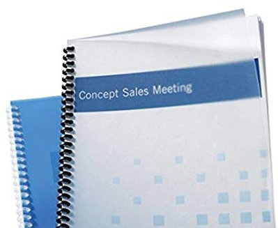 GBC ESP425500 PolyClearView Einbanddeckel, PP, 500 my, 100 Stück, transparent