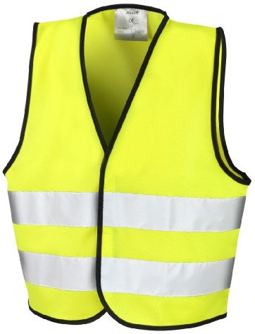 Result Il Core R200J per Bambini Giallo Fluorescente Giubbotto di Sicurezza