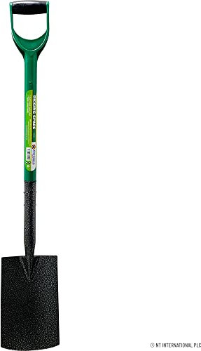 Garden Digging Shovel - Steel Border Spade With A PVC Solid Grip Handle | Hand Tool Ideal For Gardening Can Also Be Used For Snow & Farms | Heavy Duty Strong, Resistant & Rust Resistant