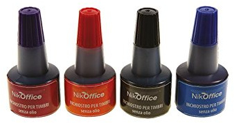 FLACONE INCHIOSTRO PER TIMBRI SENZA OLIO 30ML BLU
