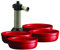 Emile Henry eh349711 Crème Brûlée Set, Ceramica, Grand Cru, 12 x 12 x 3 cm