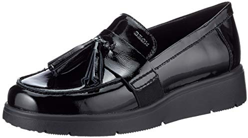 Geox D Arlara A, Mocassini Donna, Nero, 41 EU