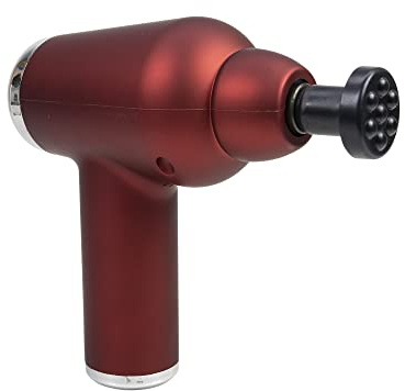 PNI-FG8118-S Massage Gun Deep Tissue, Muscle Percussion Massager, 6 Speeds Quiet Hand Massagers Massage Gun, 1200 mAh longlasting Battery, 4 Heads Massage Gun for Shoulder Body Back Legs Relaxation