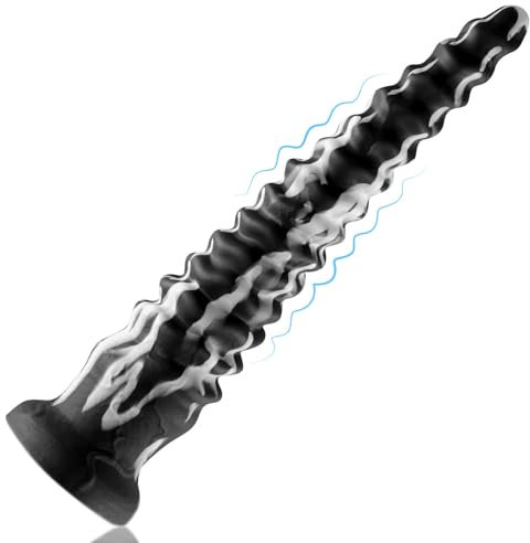 Anal Gode, Godemiché Fantaisie de 30cm, Gode Monster en Silicone Liquide Avec Ventouse Puissante, Convient aux Jeux Sexuels Mains Libres, Godes Point G, Convien aux Hommes/Femmes de Jouets Sexuel