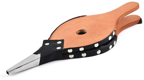 Porceosy Grande soffietto in legno per camino, pompa portatile per caminetti, barbecue e utensili da campeggio accessori A