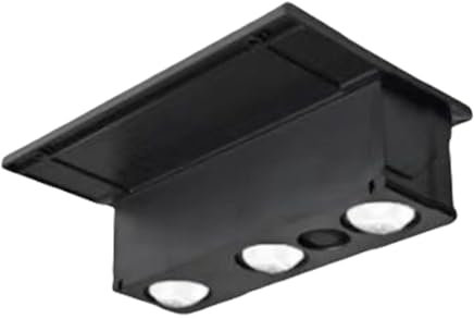 Luci di recinzione solare - lampada a led impermeabili, sensore intelligente automatico | Luci da parete solare a gradiente colorato per scale, percorso, cortile, cortile anteriore, portico, ponte, a