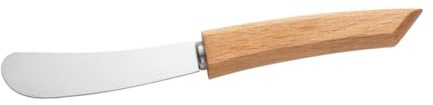 ULTECHNOVO Cuchillo De Pan De Mango Para Mantequilla Espátula Práctica Para Mermelada Accesorio Hogar De Acero Inoxidable Raspador De Mermelada Para Ketchup