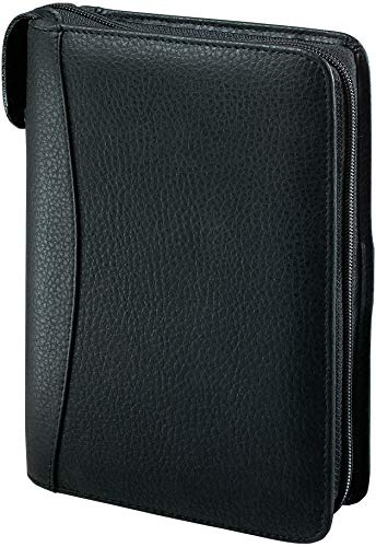 Timer kompakt ca.A6 2015 Softfolie geprägt schwarz mit Reißverschluss