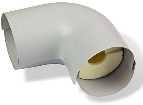 NMC PU-R Rohrisolierung ISOTUBE035 Bogen 28x30 mm 100% EnEV-konform Winkel Rohrdämmung Rohrisolation Heizung