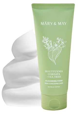 MARY & MAY Houttuynia Cordata + Tea Tree Cleansing Foam (150 ml)