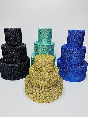 ORKIDEA PARTY TORTE IN POLISTIROLO,COMPONIBILI IN DIVERSE MISURE,COLORI E GLITTER A SCELTA. ARTICOLO PER FESTE E PER LA CASA.LE TORTE VERNICIATE NON SONO RIVESTITE.MADE IN ITALY.