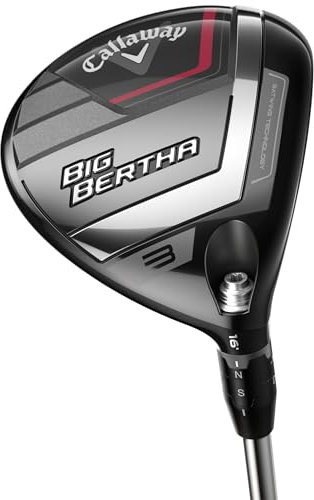 Callaway CG Fw Big Bertha 23 Golf-Fairway-Woods pour Hommes, Noir/Rouge, 55g