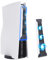 Consola de Juegos con Ventilador de Refrigeración para PS5, Soporte de Refrigeración Externo USB Silencioso, de Refrigeración Eficiente Profesional para Consola de Juegos