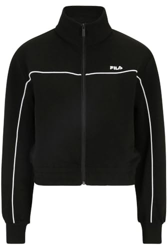 FILA Lauka Chaqueta de Pista, Negro, M para Mujer