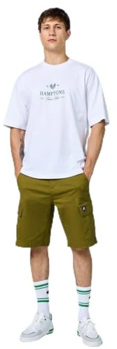 Champion Bermuda Pantalones Cortos, GS573, L Hombre