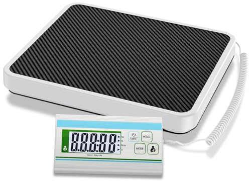 BRICH Pèse-personne médicale numérique 300 kg avec mesure de haute précision, écran numérique, fonction tare - Idéal pour clinique, bureau, salle de sport et maison