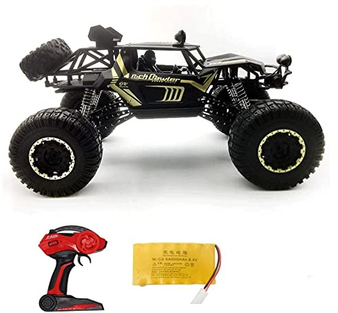 KXKLGWHN Camion RC 1/8 échelle Grande Voiture télécommandée, 4WD Course à Grande Vitesse 2.4Ghz Électrique Tout-Terrain Escalade RC Véhicule4x4 Enfants Noël Jouets Cadeaux