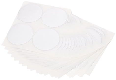 Alomejor Sellos de Cápsulas de café de Papel de Aluminio con Adhesivo Fuerte para Mayor Riqueza, Sellos de 100 Piezas para Cápsulas de café, Latas de té, Tazas de Pastel, Fácil Extracción, Bricolaje