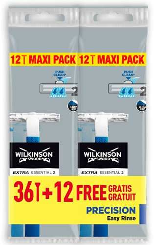 Wilkinson Extra Precision 2 Einwegrasierer, 48 Stück