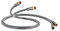 QED Performance Audio 40i Cinch-Stereo-Audiokabel zum Anschluss von 2 Phono-Steckern an 2 Phonos, Solid-Complementary Conductor™ Technologie und Anamate™ Cinch-Anschlüssen, 1 m, Schwarz