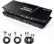 TESmart MST USB-C DisplayPort HDMI KVM Switch für 2 PC 2 Monitor, 4K@60Hz Kvm-Umschalter HDC202-Prime, Typ-C 60W Laden für Laptop, Gigabit Ethernet, USB 3.0, EDID, Audio Mikrofon, Hotkey kvm Schalter