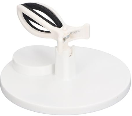 YUYTE Porte-bouteille de Vernis à Ongles, Forte Tenue, Pince Inclinée Réglable, Support de Vernis à Ongles Anti-déversement pour Manucure, Nail Art, Organisateur D'ongles (Plastique)