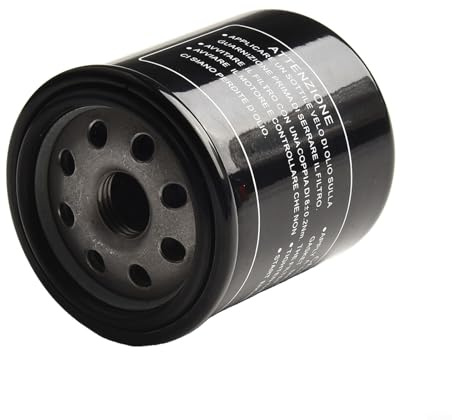 Emiif HiFlo HF183 - Filtro de Aceite para Motocicleta Piaggio 125 150 200 250 X7 X8 X9 GT