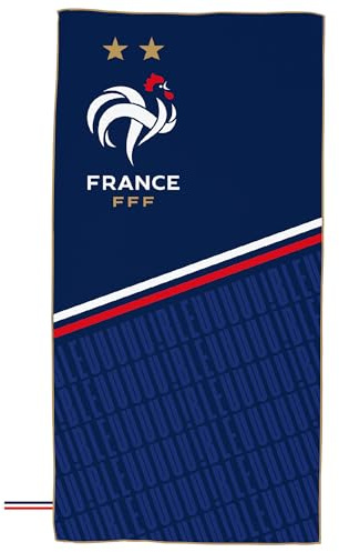 OMYDREAM FFF Repeat Serviette de Bain et de Plage | Doux & Ultra-Absorbant | Oeko-TEX | 70x140 cm | Microfibre (Bleu)