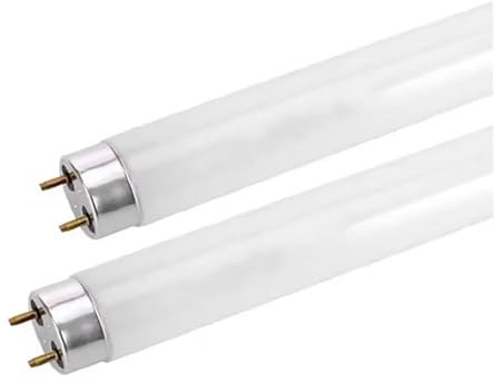 Generico 2 Pezzi T8 Tubi Fluorescenti Da 600mm 18W, Attacco G13, Bianco Freddo 6500K, Luce a Basso Consumo Energetico, Luce Di Emergenza a Risparmio Energetico, per Cucina, Bagno, Armadio