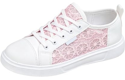 HTNEDNST Zapatillas tradicionales para mujer, elegantes, de encaje, para boda, planas, transpirables, de malla, Oktoberfest, para el tiempo libre