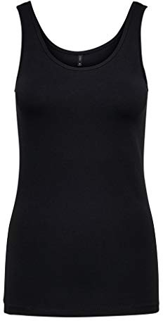 ONLY Women's 15095808 Vest, Black, XL UK
