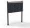 Buzones Grupo 8 Negro Pie Soporte Decorativo Polvo Exterior
