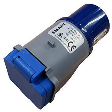 CEE Plug Adaptor to UK Plug Socket (Mains Electricity Coupler Caravan Camping Site)