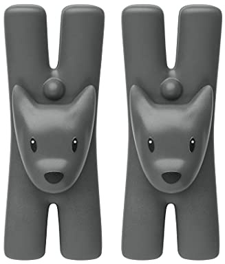 Alessi Giampo,Set 2 Mollette Nero