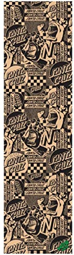 MOB x Santa Cruz Collage Hand Skateboard Grip Tape