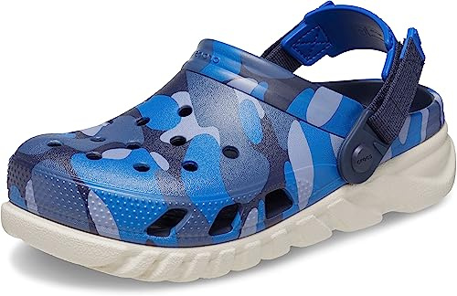 Crocs Zuecos Duet Max II unisex para adultos, Azul marino (Navy/Stucco), 11 Women/9 Men