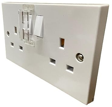 Howsehold Socket Switch Guard Cover [5 Pack] Prevents Accidental On Off Switch Plus gives easy access for intentional switching, Perfect for Fridges Freezers Medical Devices (5)