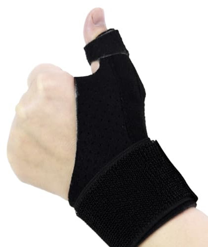 YANINEE Daumen Bandage Rechts oder Links, Stabilisiert Daumenbandage für Arthritis, Leichte und Atmungsaktive Orthese Daumensattelgelenk